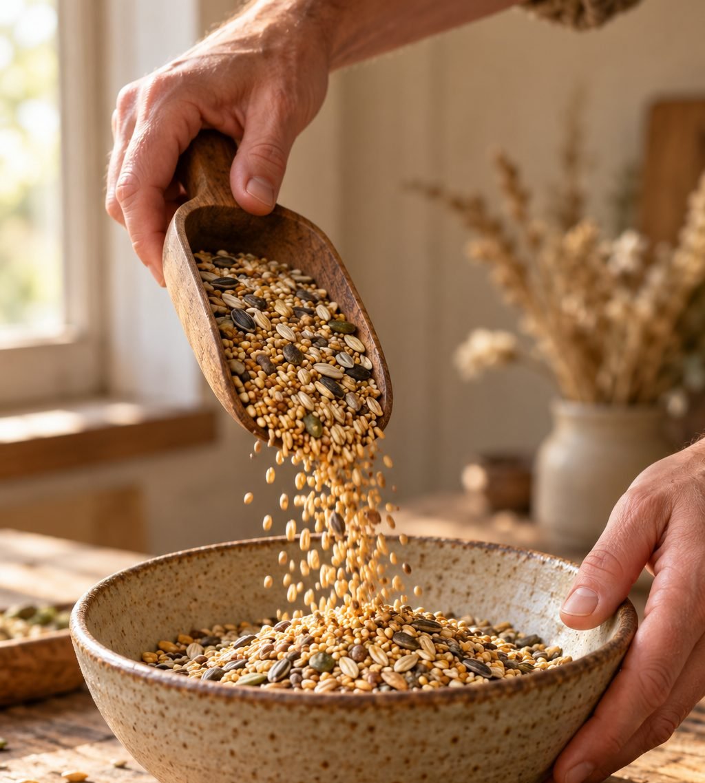 BHGA bird food packs and seeds