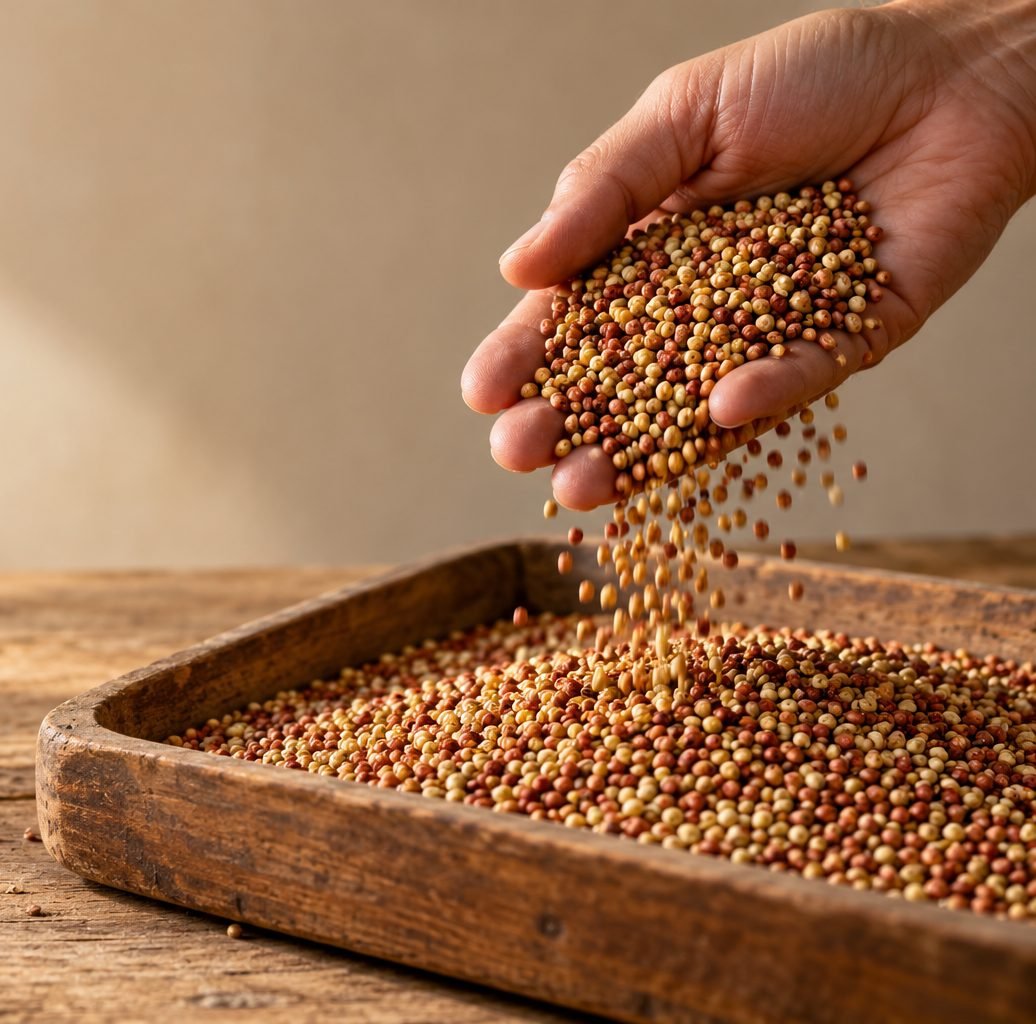 Clean, sorted seeds for BHGA bird food