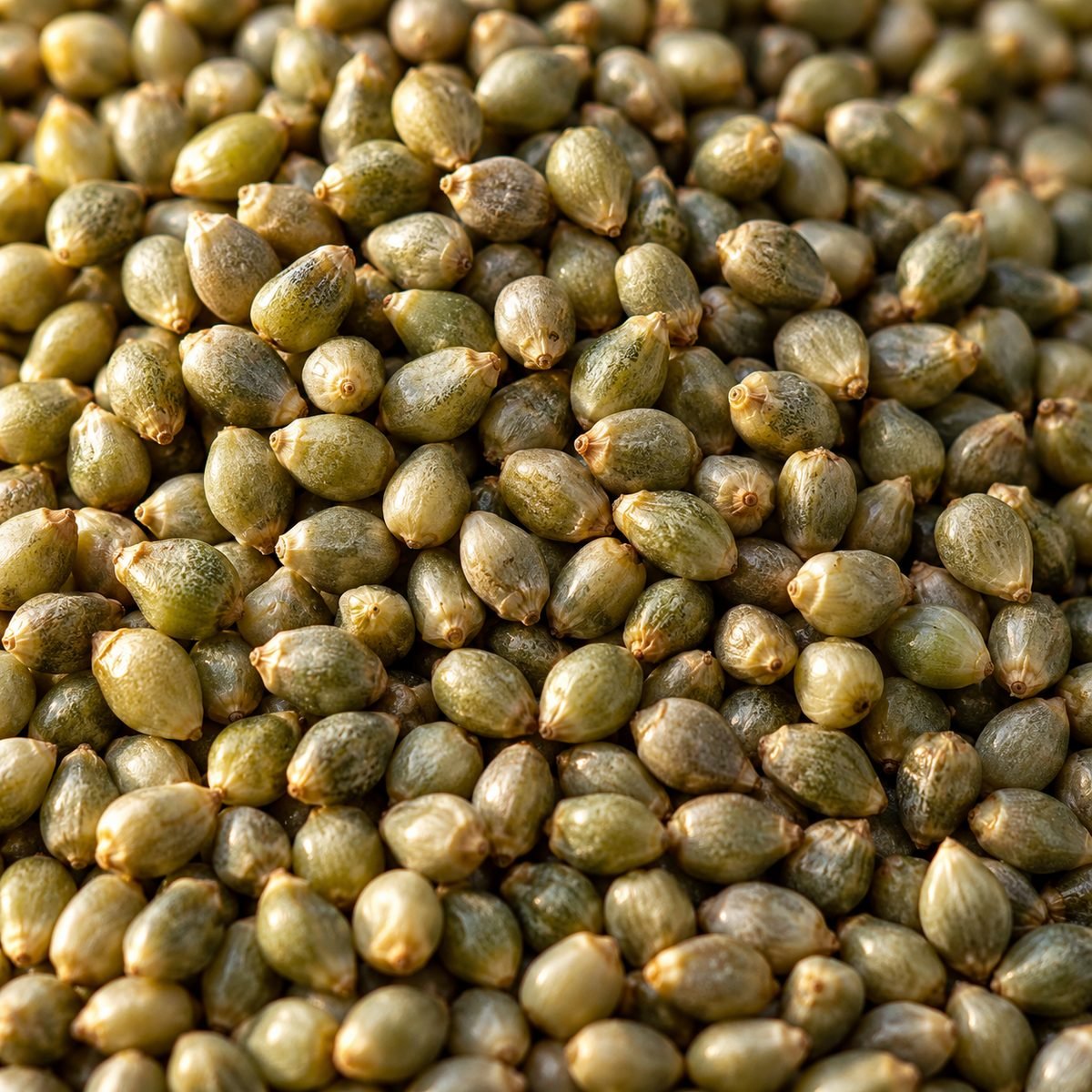Green millet seeds