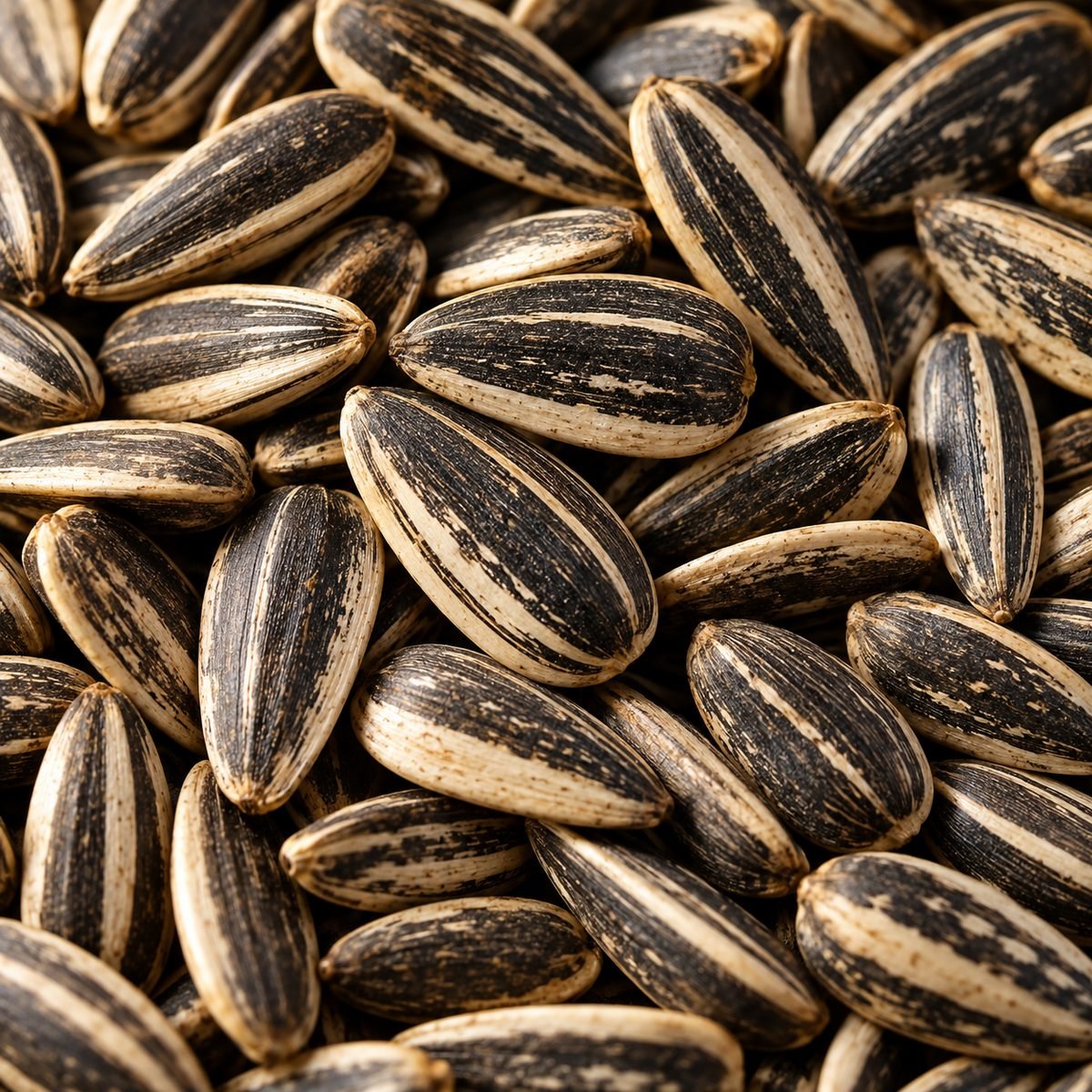 Striped sunflower seeds