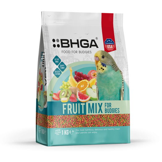 BHGA Fruit Mix 1 kg for Budgies